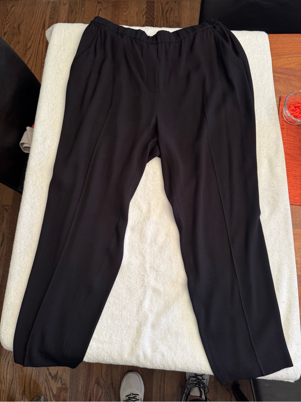 Halogen Black Women’s Dress Pants - Tailored Elastic Waist. Pockets.